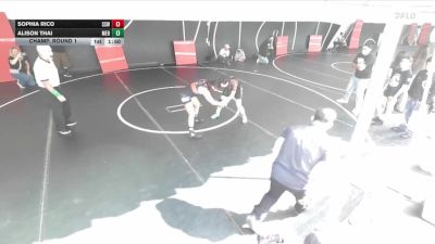 130 lbs Champ. Round 1 - Alison Thai, Mercenary vs Sophia Rico, Southwest Stallions WC