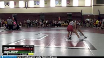 103-110 lbs 1st Place Match - Hillary Trainor, Sumner-Fredericksburg vs Nora Bockes, Ankeny