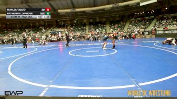 Final - Mahlea Talato, Jackson County Wrestling Club vs Katherine Lupardus, ALL AMERICAN WRESTLING CLUB
