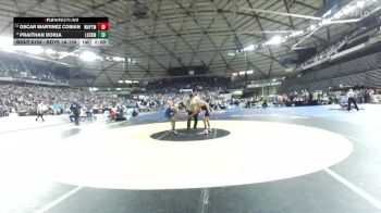 Boys 1A 138 lbs Champ. Round 2 - Oscar Martinez Cobian, Wapato vs Praithan Borja, Lakeside (Nine Mile Falls)