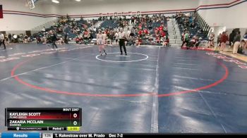 126 lbs Round 5 - Kayleigh Scott, Plano (Girls) vs Zakaria McClain, Shawnee