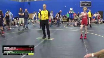 101 lbs Round 2 (6 Team) - Brett Larson, Untouchables White vs Liam Kelly, Untouchables Black