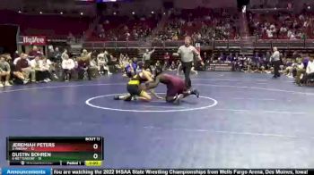 145 lbs 5th & 7th Place - Jeremiah Peters, 5-Ankeny vs Dustin Bohren, 6-Bettendorf