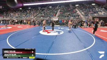 143 lbs 3rd Place Match - Aries Taylor, Eastside United Wrestling Club vs Jesalyn Blair, Thermopolis Wrestling Club