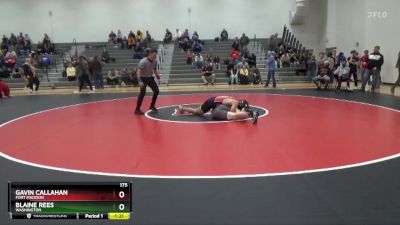 175 lbs Round 5 - Blaine Rees, Washington vs Gavin Callahan, Fort Madison