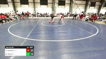 184 lbs Final - Aris Dashiell, Wesleyan vs Matt Myers, Rhode Island College