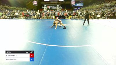 126 lbs Cons 64 #2 - Ty Petersen, ID vs Michael Ciancio, WI