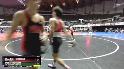 157 lbs Champ Round 1 (16 Team) - Jaden Crockett, Erie Cathedral Prep vs Brandon McDonald, Gloucester