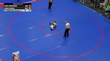 89 lbs Round Of 32 - John Christman, Connellsville vs Owen Friend, Manheim Twp