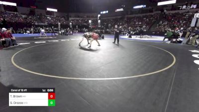 152 lbs Consi Of 16 #1 - Tyler Brown, Mission Hills (SD) vs Silas Orozco, Stockdale (CS)
