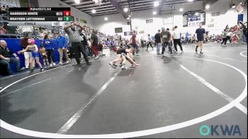 49 lbs Final - Harrison White, Murray County Takedown Club vs Brayden Letterman, Norman Grappling Club