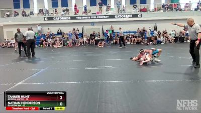 120 lbs Quarterfinals (8 Team) - Nathan Henderson, Glasgow WA vs Tanner Hunt, Georgia United