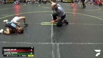 49 lbs Quarterfinals (8 Team) - Cooper Corona, Team Gotcha vs Macsen Miller, Ninja Killer