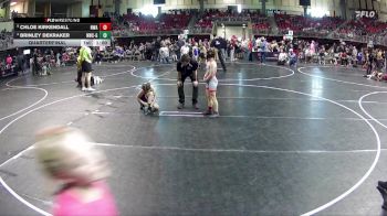 82 lbs Quarterfinal - Chloe Kirkendall, Nebraska Wrestling Academy vs Brinley Dekraker, Norris Wrestling Club - Girls