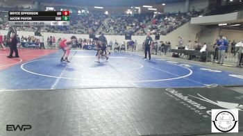 128 lbs Consi Of 64 #2 - Bryce Epperson, Grove vs Jacob Pavon, Edmond Santa Fe