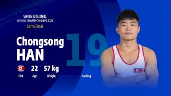 57 kg 1/2 Final - Arsen Harutyunyan, Armenia vs Chongsong Han, North Korea