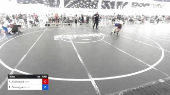 95 lbs Quarterfinal - Anzor Archvadze, Savage House WC vs Aceyn Dominguez, Desert Dogs WC