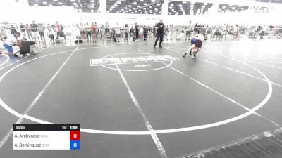 95 lbs Quarterfinal - Anzor Archvadze, Savage House WC vs Aceyn Dominguez, Desert Dogs WC