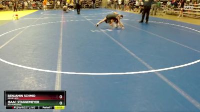 100 lbs Semifinal - Isaac Staggemeyer, No-Nonsense vs Benjamin Schmid, Mille Lacs
