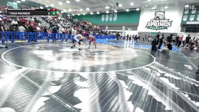 150 lbs Champ. Round 1 - Abraham Gonzalez, Indio vs Cole Pacheco, Alta Loma