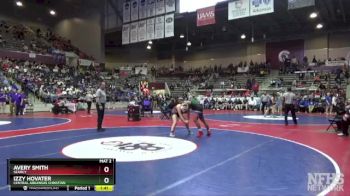 5A 140 lbs Semifinal - Izzy Hovater, Central Arkansas Christian vs Avery Smith, Searcy