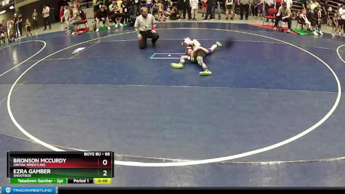 66 lbs Quarterfinal - Bronson McCurdy, Uintah Wrestling vs Ezra Gamber ...