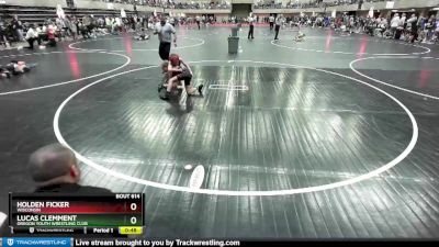 70 lbs Cons. Round 3 - Lucas Clemment, Oregon Youth Wrestling Club vs Holden Ficker, Wisconsin