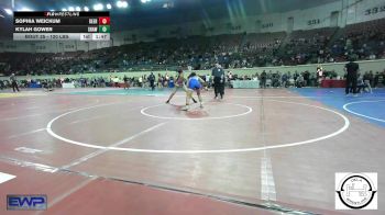 120 lbs Round Of 32 - Sophia Weickum, Deer Creek Wrestling vs Kylah Gower, Shawnee Wrestling