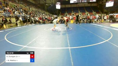 215 lbs Rnd Of 32 - Aaron Dunigan Jr., WI vs Noah Mathis, KS