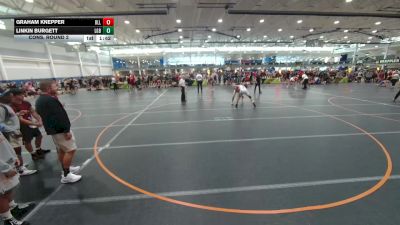 165 lbs Cons. Round 2 - Graham Knepper, Unattached vs Linkin Burgett, Lake Gibson Braves