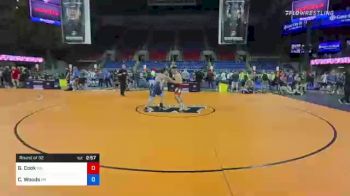 285 lbs Round Of 32 - Gage Cook, Washington vs Christopher Woods, Oregon