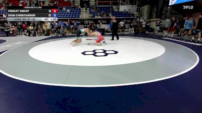 165 lbs Cons. Rd Of 128 - Findley Smout, TN vs Evan Christianson, CT