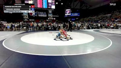 106 lbs Champ. Rd Of 64 - Karson Bachelder, IN vs Edward George, NJ