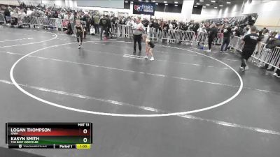 56 lbs Cons. Round 3 - Kasyn Smith, The Best Wrestler vs Logan Thompson, Iowa