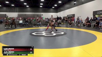 65 lbs Quarterfinals (8 Team) - Luke Briggs, Rebellion vs Alec Medina, Team Missouri