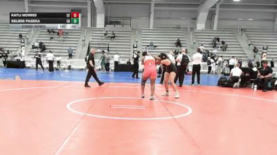 185 lbs Consolation - Kayli Morris, CT vs Selieni Paseka, CA