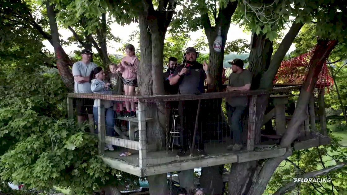 Treehouse Gives Race Track Neighbors An Extraordinary View