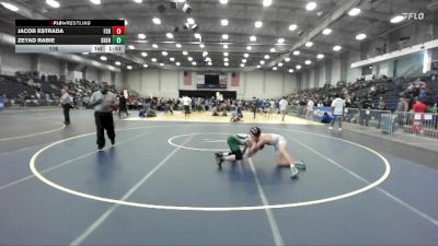 116 lbs Round 3 (3 Team) - Jacob Estrada, Farmingdale Sr High vs Zeyad Rabie, Shenendehowa