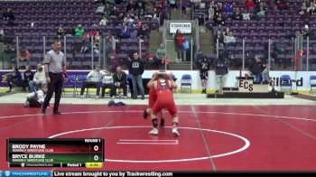 82/92 Round 1 - Bryce Burke, Waverly Wrestling Club vs Brody Payne, Waverly Wrestling Club