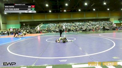 46 lbs 3rd Place - Kaia Gates, Iron Faith Wrestling vs Mya Ford-Burke, Adams City