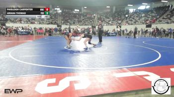 108 lbs Consi Of 4 - Karlye Brown, Wagoner vs Chloe Green, Hurricane Wrestling Academy