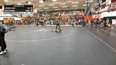 77 lbs Semifinal - Caysen Long, Riverton Middle School vs Gus Loyning, Rocky Mountain Middle School