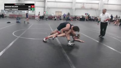 140-150 lbs Round 1 - Deegan Nelson, Unattached vs Emmitt Thomas, Unattached
