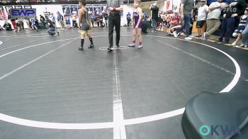 83 lbs Semifinal - Braxton Williams, Chickasha Youth Wrestling vs Raine Deatherage, Tecumseh Youth Wrestling