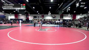 190 lbs Champ. Round 2 - Allan Johnson, Yorba Linda vs Ryan Bushnell, Riverside Poly