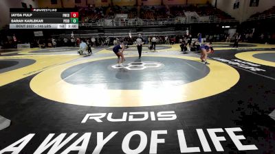 145 lbs Round Of 16 - Jayda Fulp, Fort Worth Country Day vs Sarah Karlekar, The Peddie School