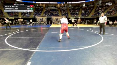 252 lbs Consy 3 - Hudson Soccio, Juniata vs Grayson Hamby, Penncrest