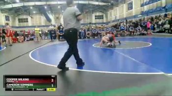 102 lbs Round 1 (4 Team) - Cooper Wilkins, Portage vs Cameron Sommers, Franklin Community