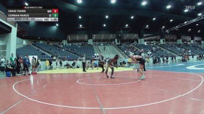 141 lbs Champ. Round 2 - Craig Thues, Montreat College vs Corban Nance, Georgetown (KY)