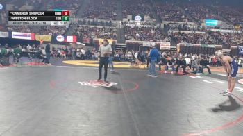 Cons. Round 3 - Cameron Spencer, Malta / Whitewater vs Weston Block, Thompson Falls / Noxon